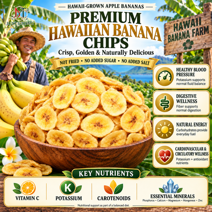 🔥 Premium Hawaiian Apple Banana Chips — Golden Island Crunch-Jasper