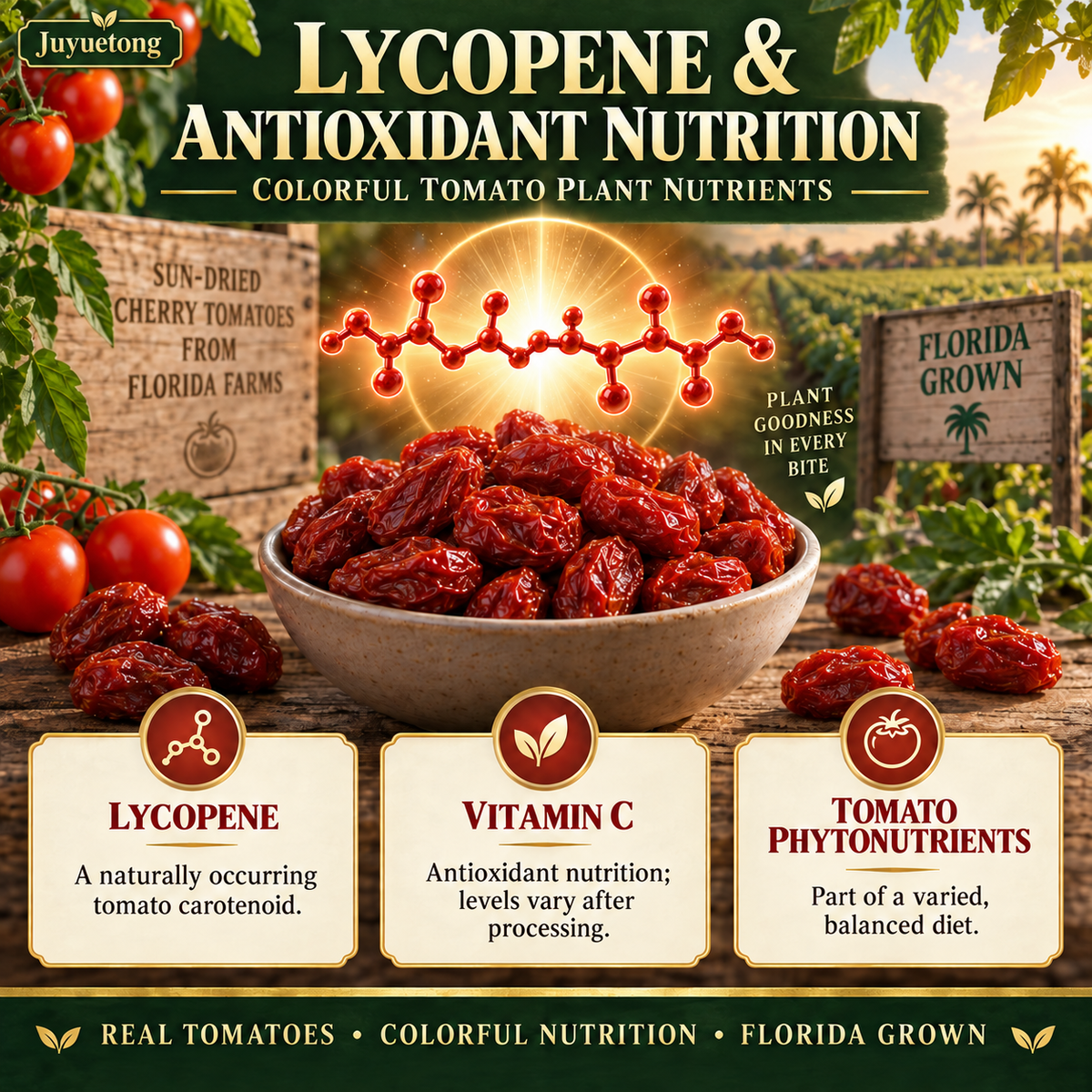 🔥 Premium Sun-Dried Cherry Tomatoes — 🍅 A Soft, Ruby-Red Fruit Snack for Active Everyday Living-Johnny