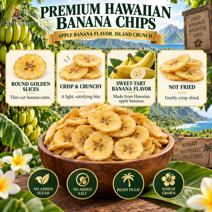 🔥 Premium Hawaiian Apple Banana Chips — Golden Island Crunch-Jasper