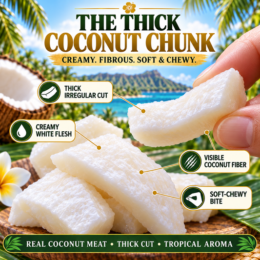 Premium Coconut Wedges – Sweet, Chewy & Ready to Eat-Tobi