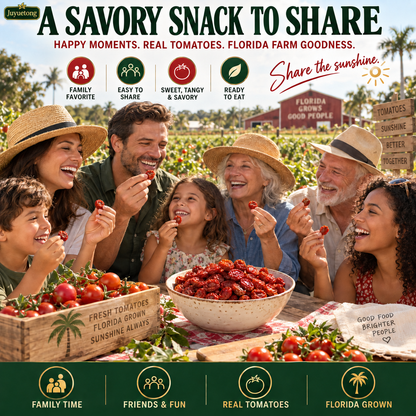 🔥 Premium Sun-Dried Cherry Tomatoes — 🍅 A Soft, Ruby-Red Fruit Snack for Active Everyday Living-Johnny