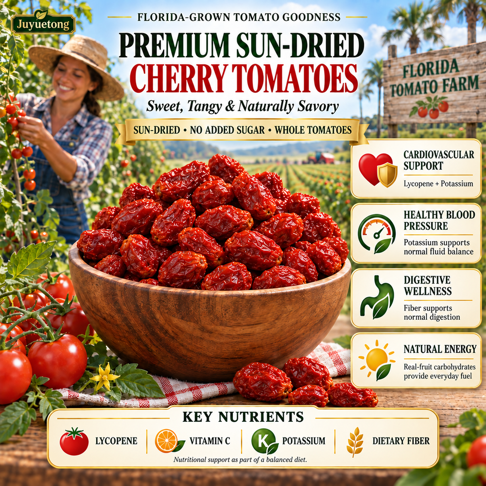 Sun-dried cherry tomatoes ready to eat
