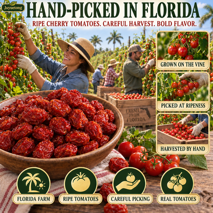 🔥 Premium Sun-Dried Cherry Tomatoes — 🍅 A Soft, Ruby-Red Fruit Snack for Active Everyday Living-Johnny